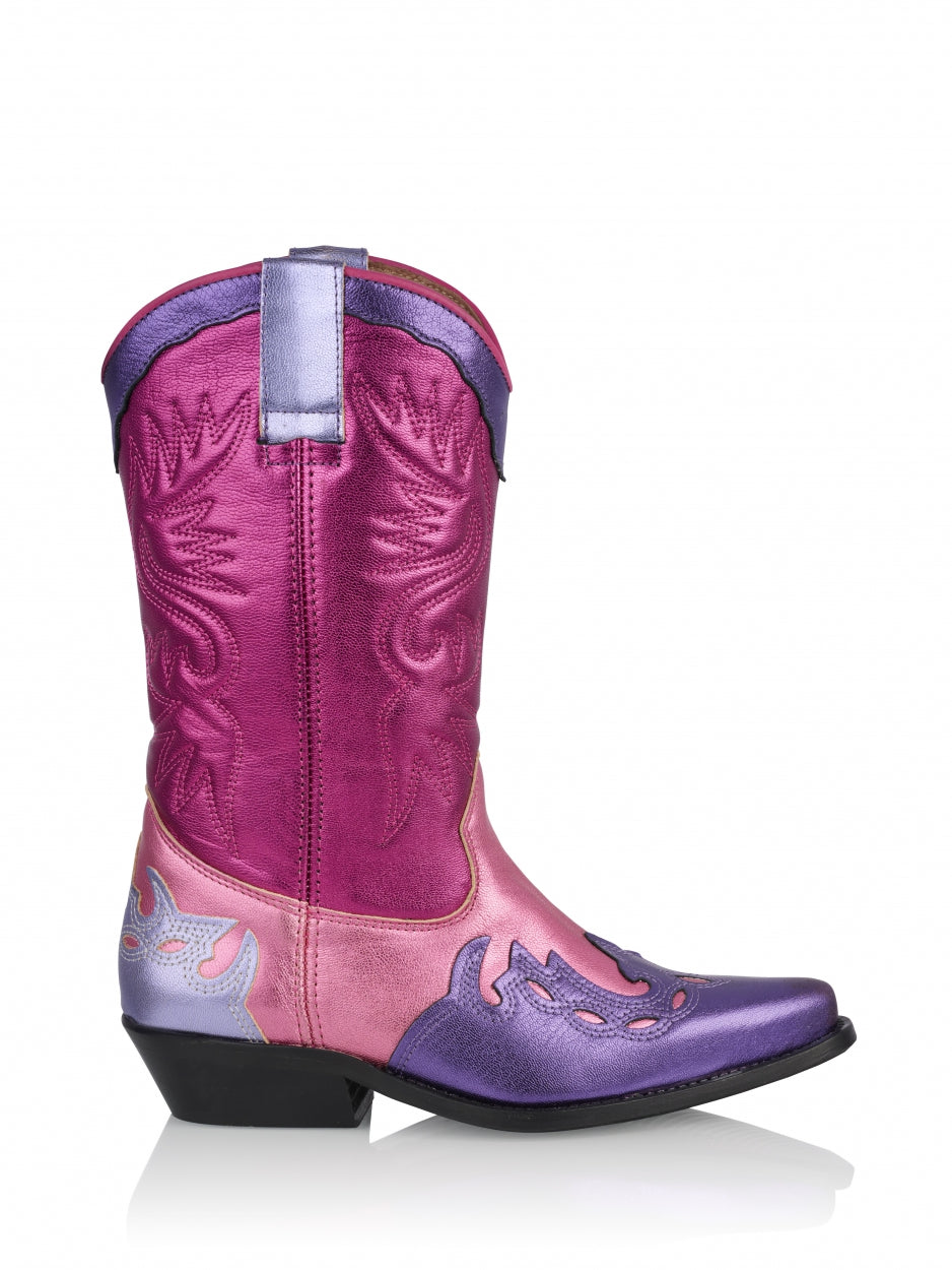 Girls purple cowboy on sale boots